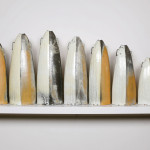 2015, Soda Fired Porcelain, Kaolin Slip and Glaze, Cone 10, Tallest 26” x 7” x 4”