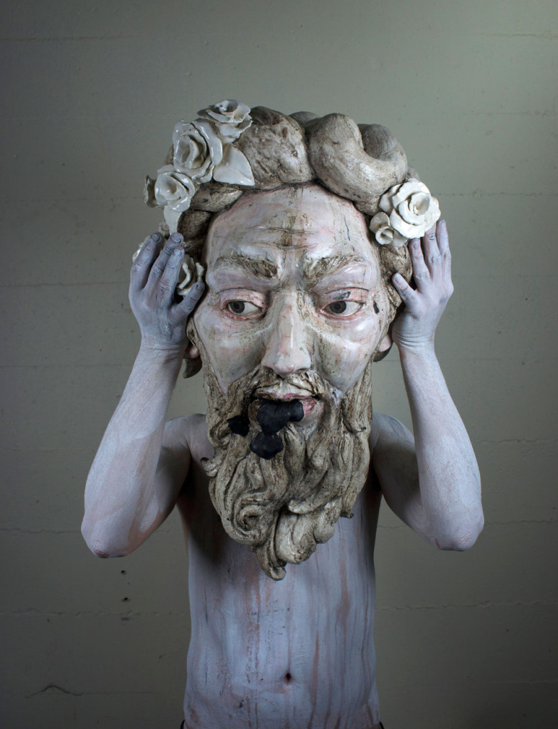 ceramic, glaze, paint – photo installation – 2016