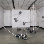 Ceramic, unfired clay, wire and glaze, 25’ x 32’ x 12’, 2012