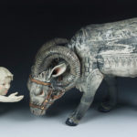 2018, Porcelain, slip, underglaze, luster