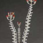 porcelain, stoneware, earthenware, steel, 36” X 18” X 18”, 2016