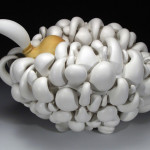 Nut Boll, cone 6 porcelain, glaze, flocking, latex, 15” x 16” x 19”, 2009