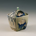 porcelain, thrown/altered, cone 6 soda firing, 3” x 3” x 3” photo: Sean O'Connell