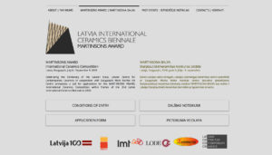 Screenshot for Latvia International Ceramics Biennale