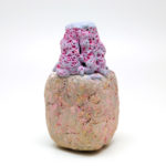 Stoneware, glaze, acrylic, 3.5” x 3.5” x 5”