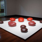 Ceramic and epoxy paint. 96’’ x 96’’ x 14’’. 2015