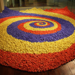 urban rebutia at Seattle Design Center (30,000 pieces), Seattle Design Center, Seattle, Washington. March 26-31, 2012, porcelain & engobe, 72 X 168 X 336 inches (approximate installation dimensions)