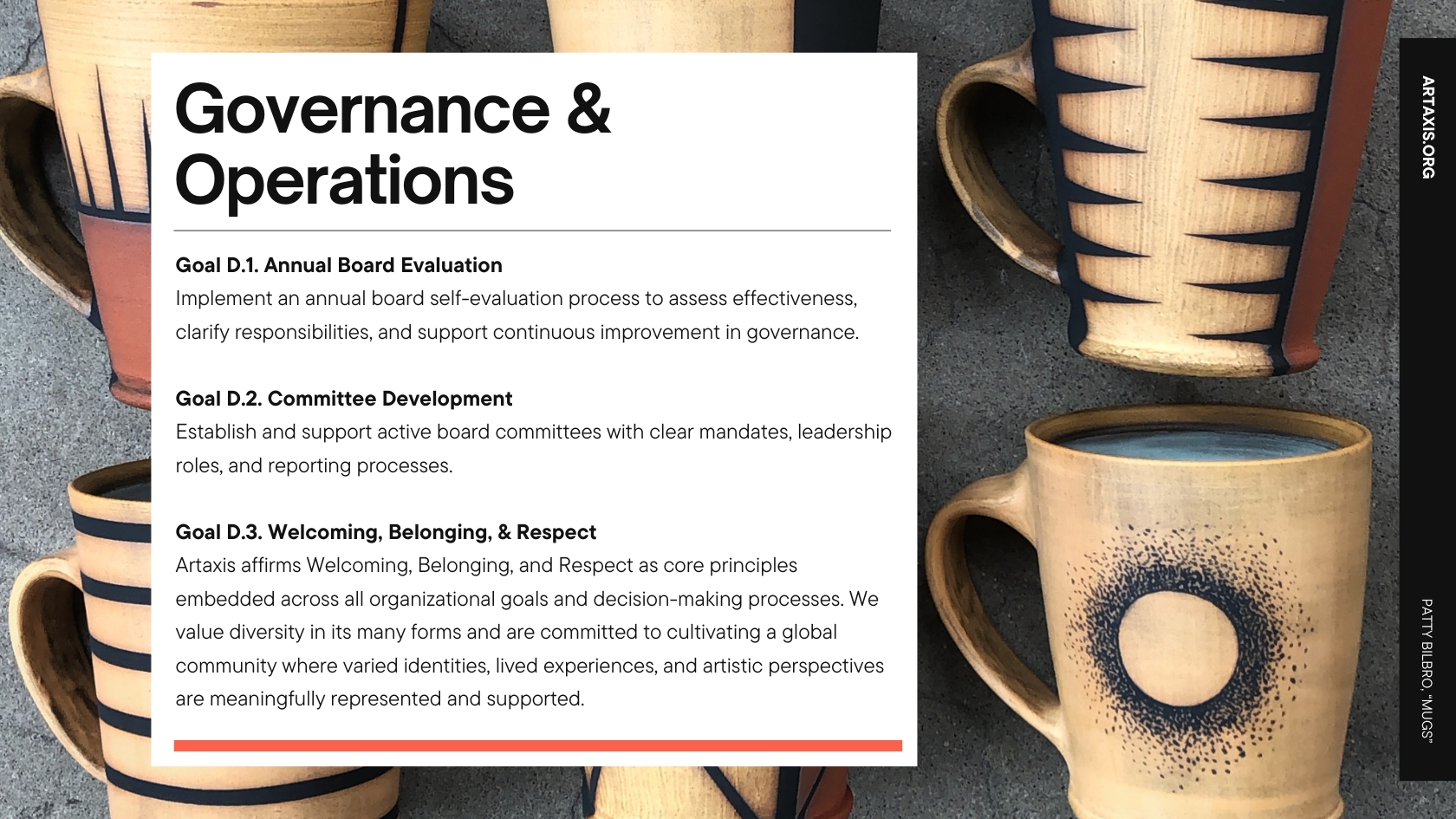 Artaxis Strategic Plan, page 9