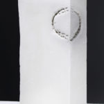 2” x 4” x 9”, Unfired stoneware, 2018