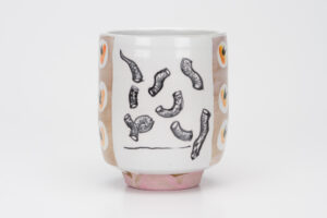 Tin glazed cone 6 stoneware with in-glaze decoration