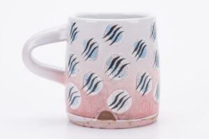 Tin glazed cone 6 stoneware with in-glaze decoration