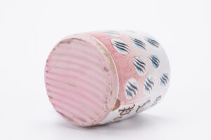 Tin glazed cone 6 stoneware with in-glaze decoration