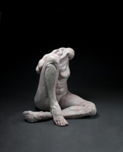 Sculpture ceramic clay figure figurative body handbuilt handbuilding art artist life sized