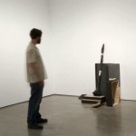 A Plunger’s Logic, 2012, Glazed Stoneware, Foam, Paper